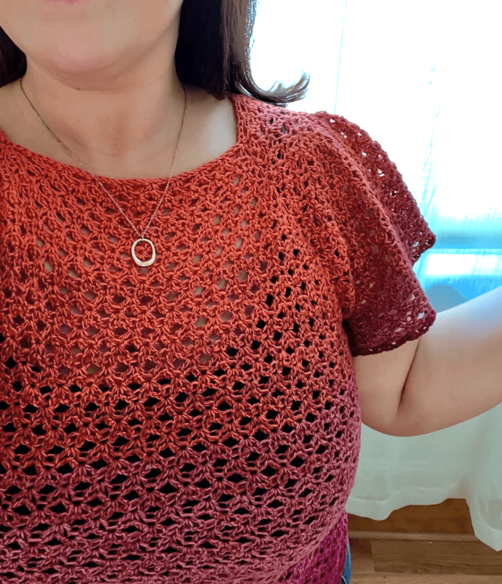Almera Fancy sweater crochet pattern